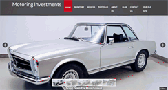 Desktop Screenshot of motoringinvestments.com